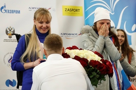 Лыжнице Анне Нечаевской сделали предложение в аэропорту по возвращении с Игр-2018