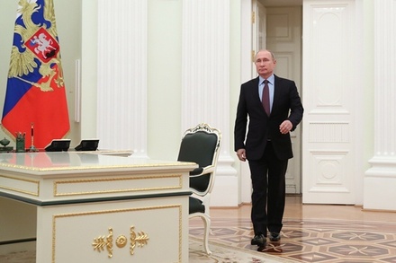 Путин проводит встречу с руководством Федерального собрания