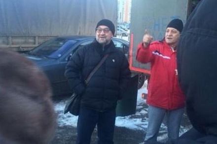Лидер группы ДДТ Юрий Шевчук встретился с дальнобойщиками в Химках