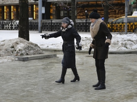 Общественная палата попросит Собянина объясниться из-за льда на тротуарах в Москве