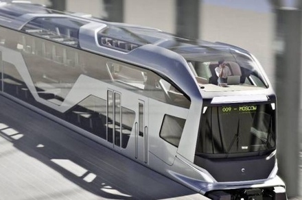 Российские дизайнеры представили «стеклянный» пассажирский поезд