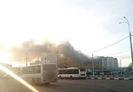 Крупный пожар произошёл в подмосковном Подольске