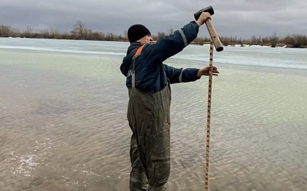 Уровень воды в реке Ишим в Тюменской области вырос на 90 см за сутки