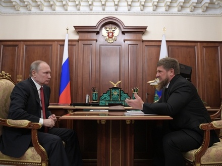 Путин указал Кадырову на нападение на часть Росгвардии в Чечне