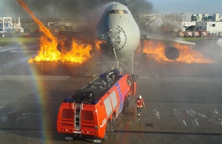 В аэропорту Амстердама произошло возгорание
