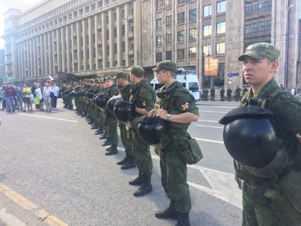 Нарушений общественного порядка на протестном шествии в Москве не зафиксировано