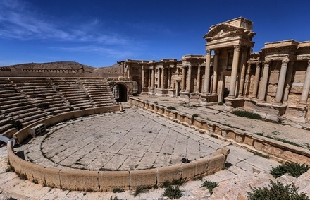 Боевики «Исламского государства» разрушили часть античного амфитеатра в Пальмире