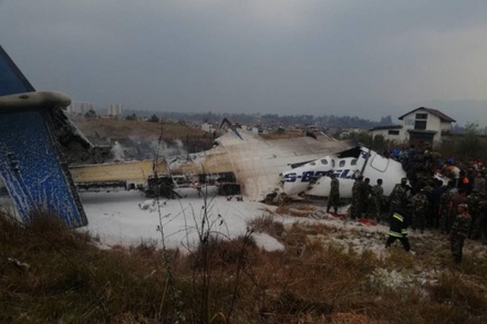 Администрация аэропорта Катманду: лайнер потерпел крушение из-за технического сбоя