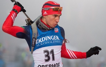 Биатлонист Александр Логинов выиграл гонку преследования на этапе Кубка IBU