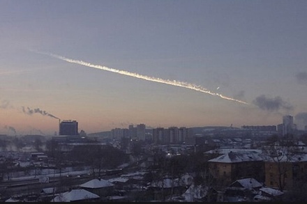 Над Хакасией пролетел метеорит