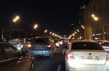 Движение по Ленинскому проспекту в Москве перекрывали из-за кортежа Эрдогана