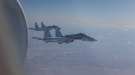 В полёте над Сирией самолёт Шойгу сопровождали истребители Су-35С