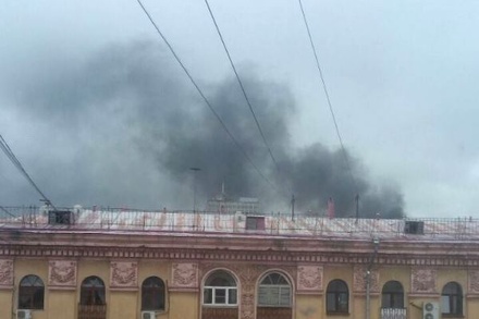 В результате крупного пожара в строящемся ЖК в Москве никто не пострадал