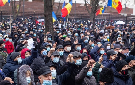 В Кишинёве протестующие объявили о создании Комитета национального спасения