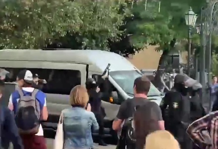 В Бресте силовики выстрелили в воздух на акции протеста оппозиции