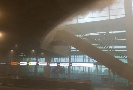 В аэропорту Домодедово произошёл пожар