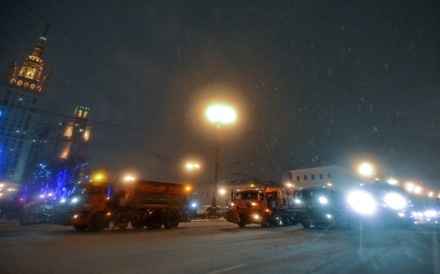 Коммунальные службы Москвы приведены в полную готовность в связи со снегопадом