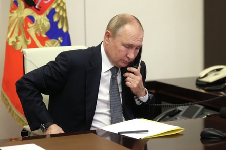 Владимир Путин провёл телефонные переговоры с Борисом Джонсоном