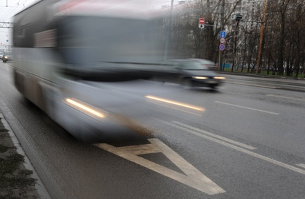 На Ярославском шоссе в Подмосковье столкнулись два автобуса