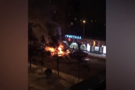 Автобус с 30 пассажирами загорелся в Кемерове