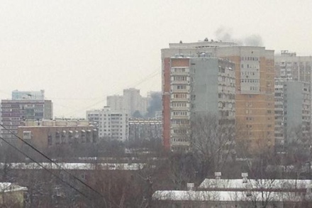 На востоке Москвы сгорел гараж