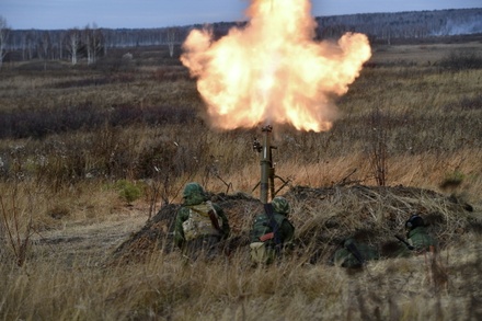 Российские миномётчики уничтожили группу диверсантов в Запорожской области