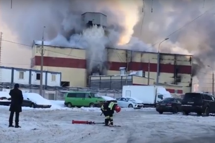 В Москве около метро «Тимирязевская» произошёл пожар