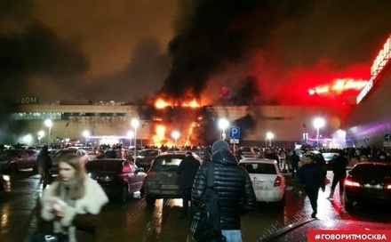 В ТРЦ «РИО» на юго-западе Москвы произошёл крупный пожар