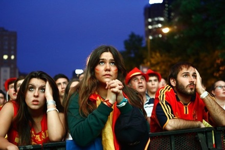 Испанским болельщикам оказались не по карману билеты на матч с Россией