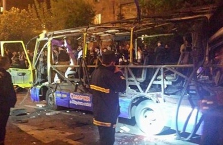 Следователи допрашивают водителя взорвавшегося автобуса в Ереване