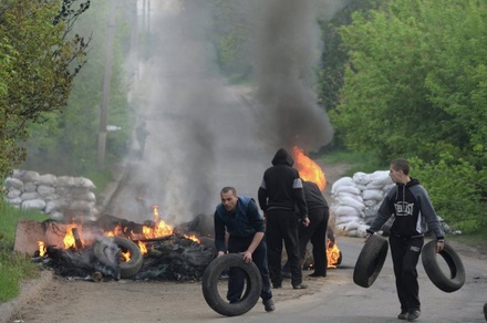 Украинские силовики штурмуют Славянск