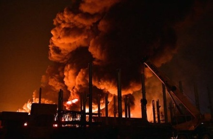 В Орехово-Зуеве произошёл крупный пожар
