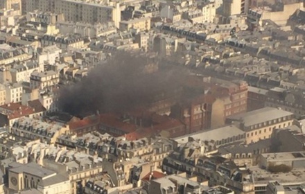 При взрыве газа в Париже пострадали пять человек
