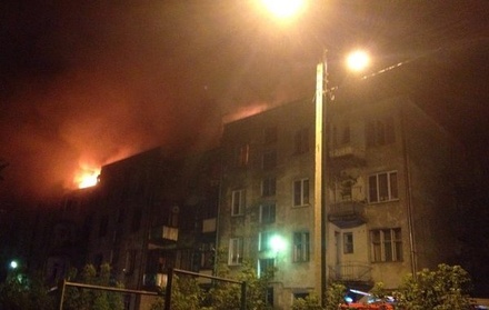 В Ногинске произошёл крупный пожар в жилом доме
