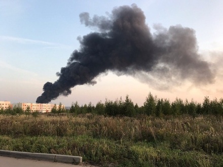 Склад с нефтепродуктами загорелся под Нижним Новгородом