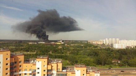 Пожар в Зеленограде распространился на территорию 1200 кв. метров