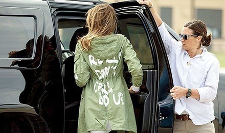 Меланья Трамп раскрыла смысл скандальной надписи на своей куртке