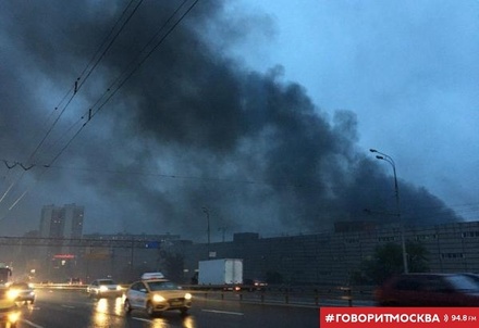МЧС объявило о ликвидации крупного пожара на северо-востоке Москвы