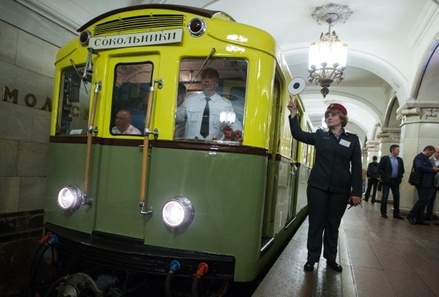 На Кольцевой линии метро Москвы в выходные пройдёт «Парад поездов»