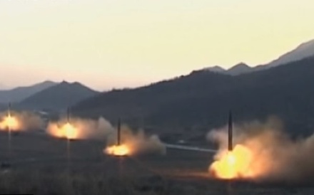 Телевидение Северной Кореи показало видео пуска ракеты «Пуккысон-2»