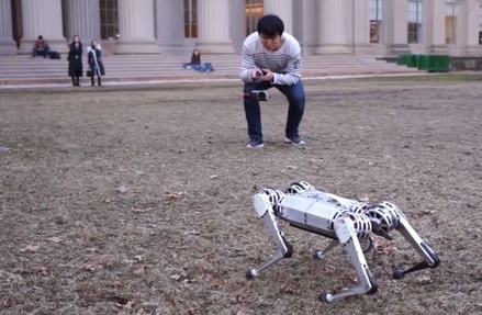 Американские инженеры научили робота делать сальто назад
