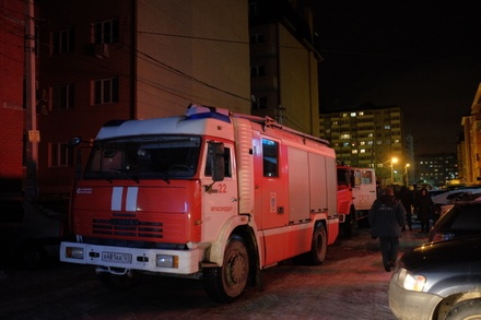 Открытое горение в жилом доме в Краснодаре ликвидировано