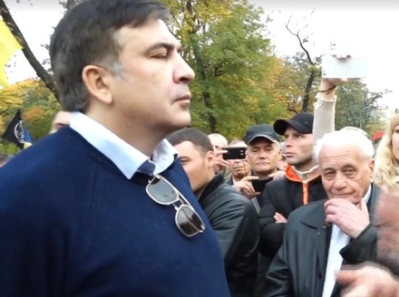 Саакашвили пригласил граждан Украины на вече у здания Верховной Рады