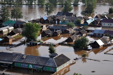 Уровень воды в реке в Тулуне превысил критический