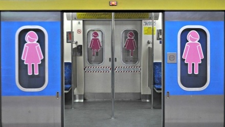 В Китае в метро начали тестировать вагоны для женщин
