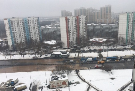 Движение в центр перекрыто на юге Москвы из-за подтопления