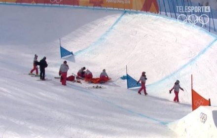 Российский сноубордист Николай Олюнин получил травму на Олимпийских играх