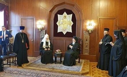 В Стамбуле прошла встреча патриарха Кирилла с константинопольским патриархом Варфоломеем