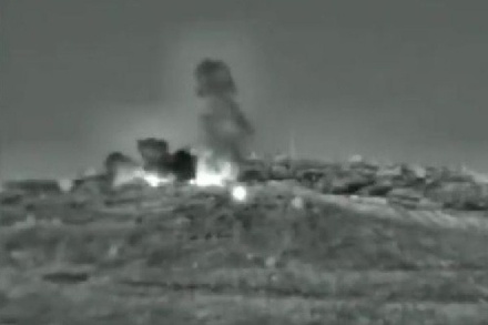 Израиль опубликовал видео ракетного удара по Сирии