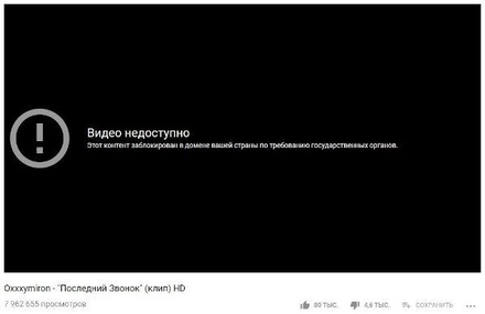 Фанатский клип на песню Оксимирона «Последний звонок» заблокирован